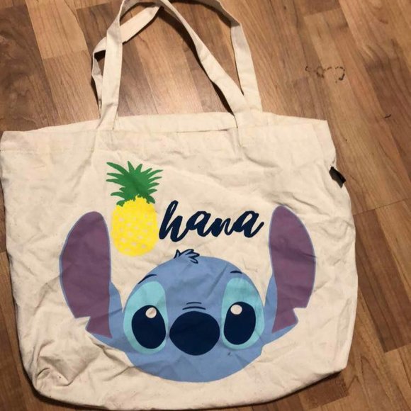 Handbags - Lilo and Stitch Canvas Tote Bag